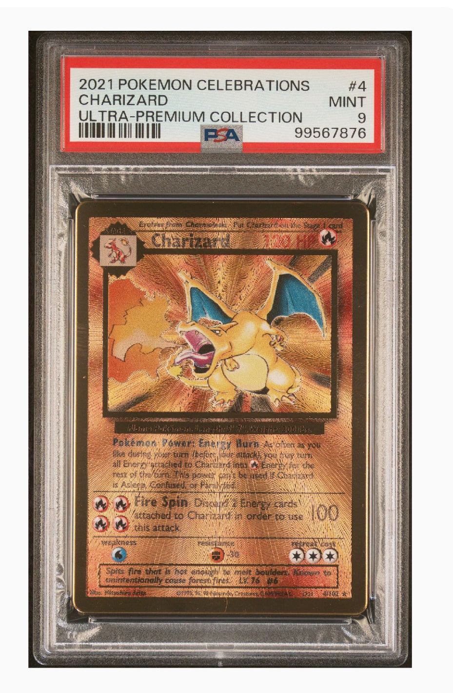 Charizard #4 (Metal)